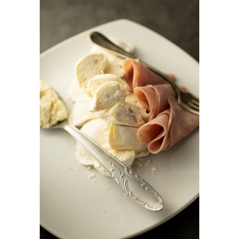 Ravioles de Ricota y jamón