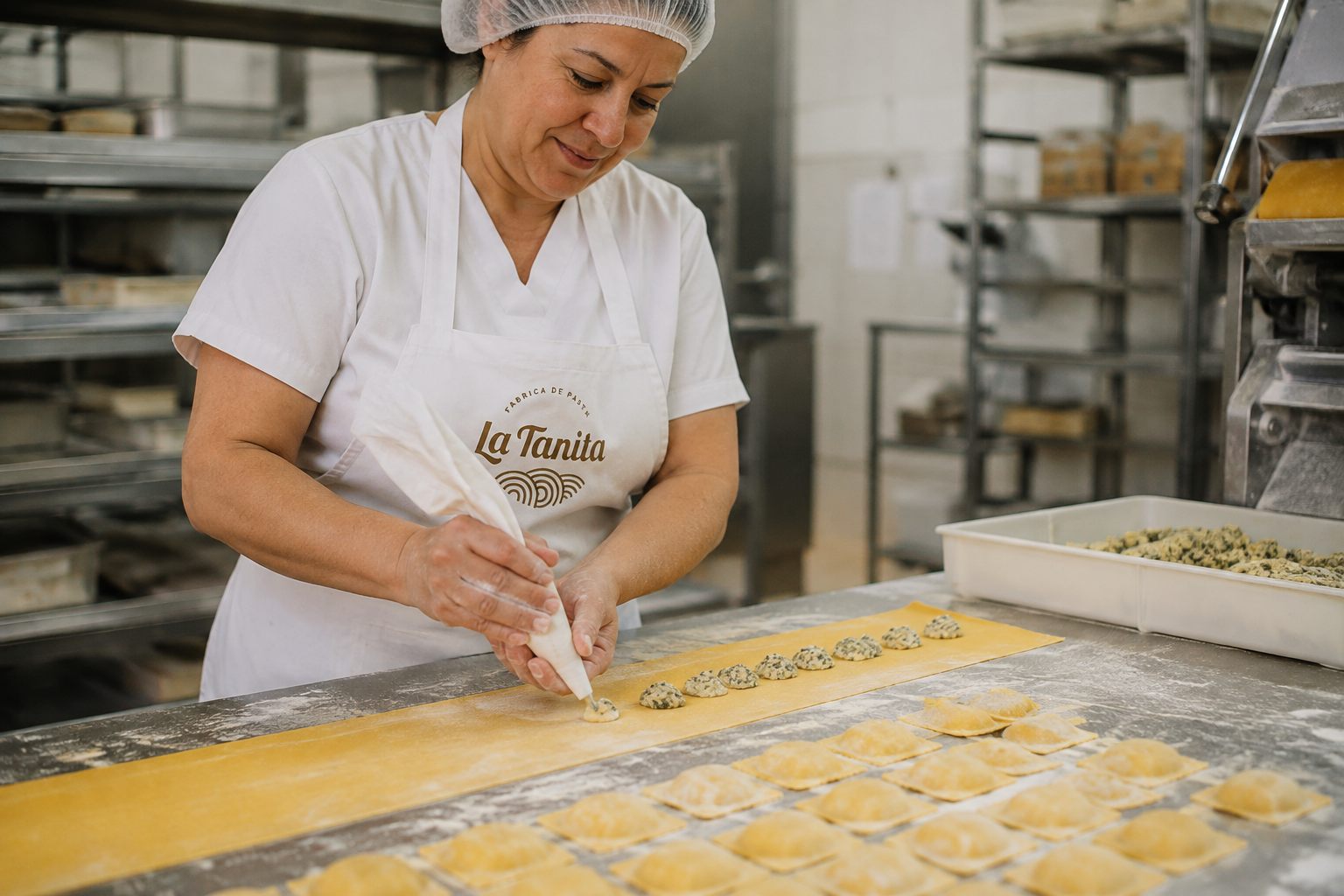 Elaboración artesanal de pastas en La Tanita